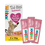 Webbox Tid-Bits Salmon cat treats 30g pack (British brand)