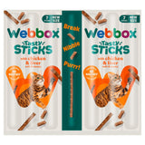 Webbox cat treats chicken & liver 7x5g (British brand)