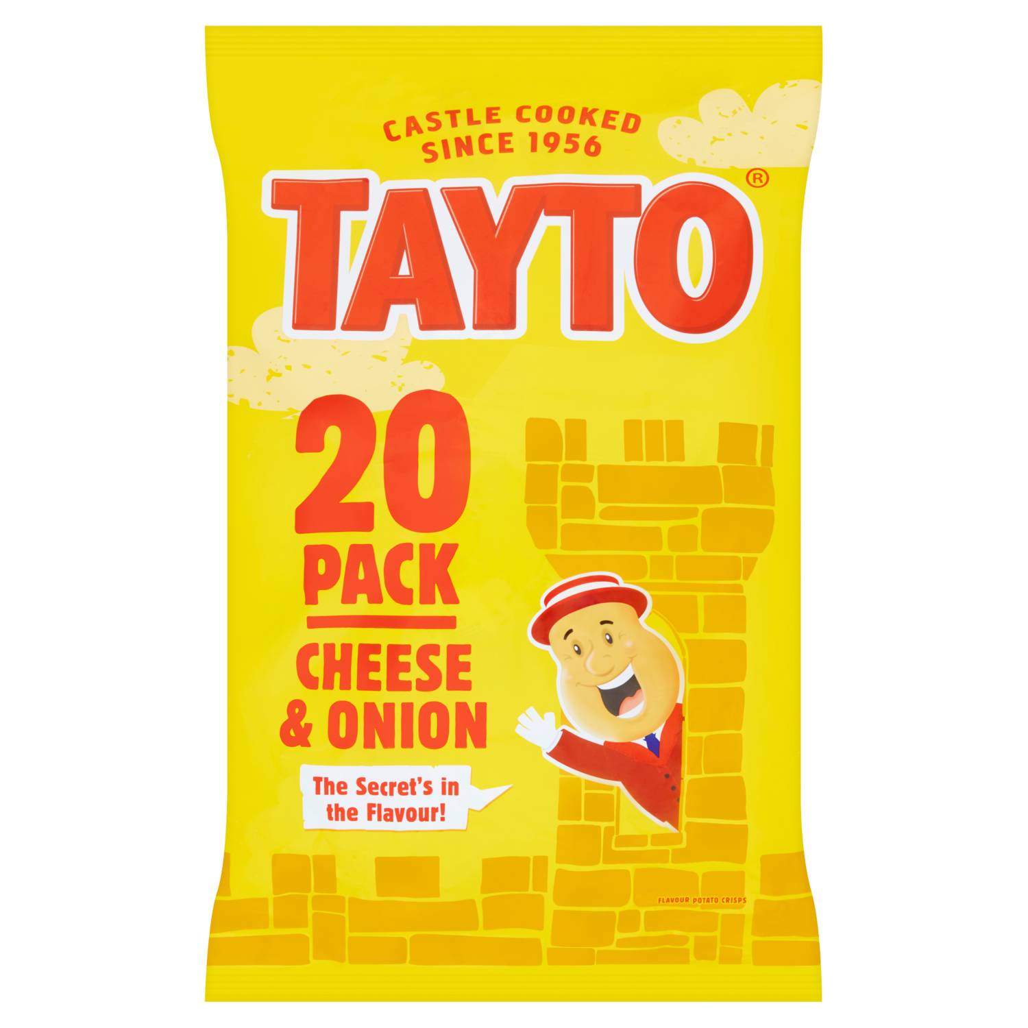 Tayto cheese and onion crisps 20 pack 500g - British product