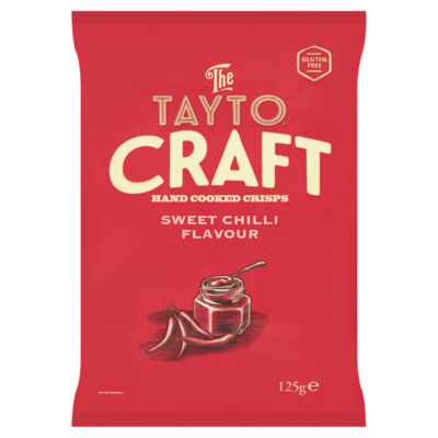 Tayto hand cooked sweet chilli crisps 125g - British product