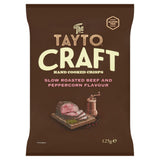 Tayto crisps slow roasted beef and peppercorn flavour 125g (British brand)