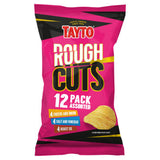 Tayto Rough Cuts assorted flavour ridged potato crisps 12 x 25g, UK version
