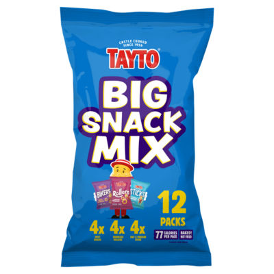 Tayto Big Snack Mix corn snacks 12 x 16g (British brand)