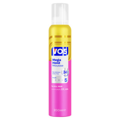 VO5 Mega Hold Hair Mousse 176 grams (British brand)