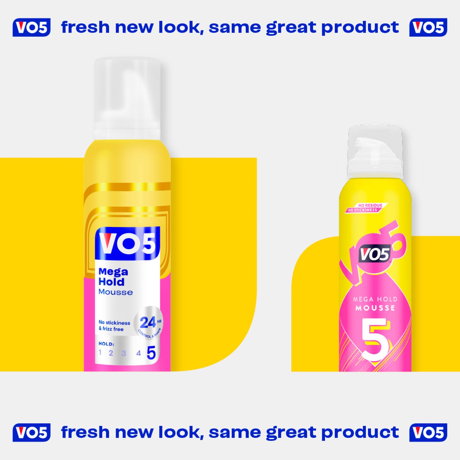 VO5 Mega Hold Hair Mousse 176 grams (British brand)