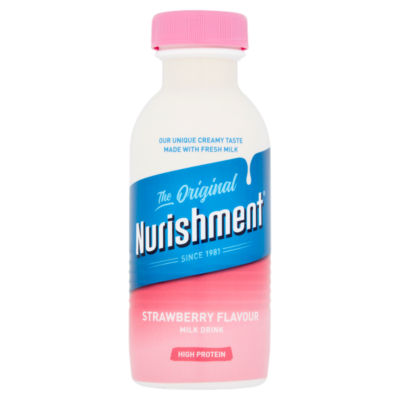 ASDA Dunn's River Nurishment Original Jordbær Melkedrikk 330ml - Kjøp online hos McGrocer