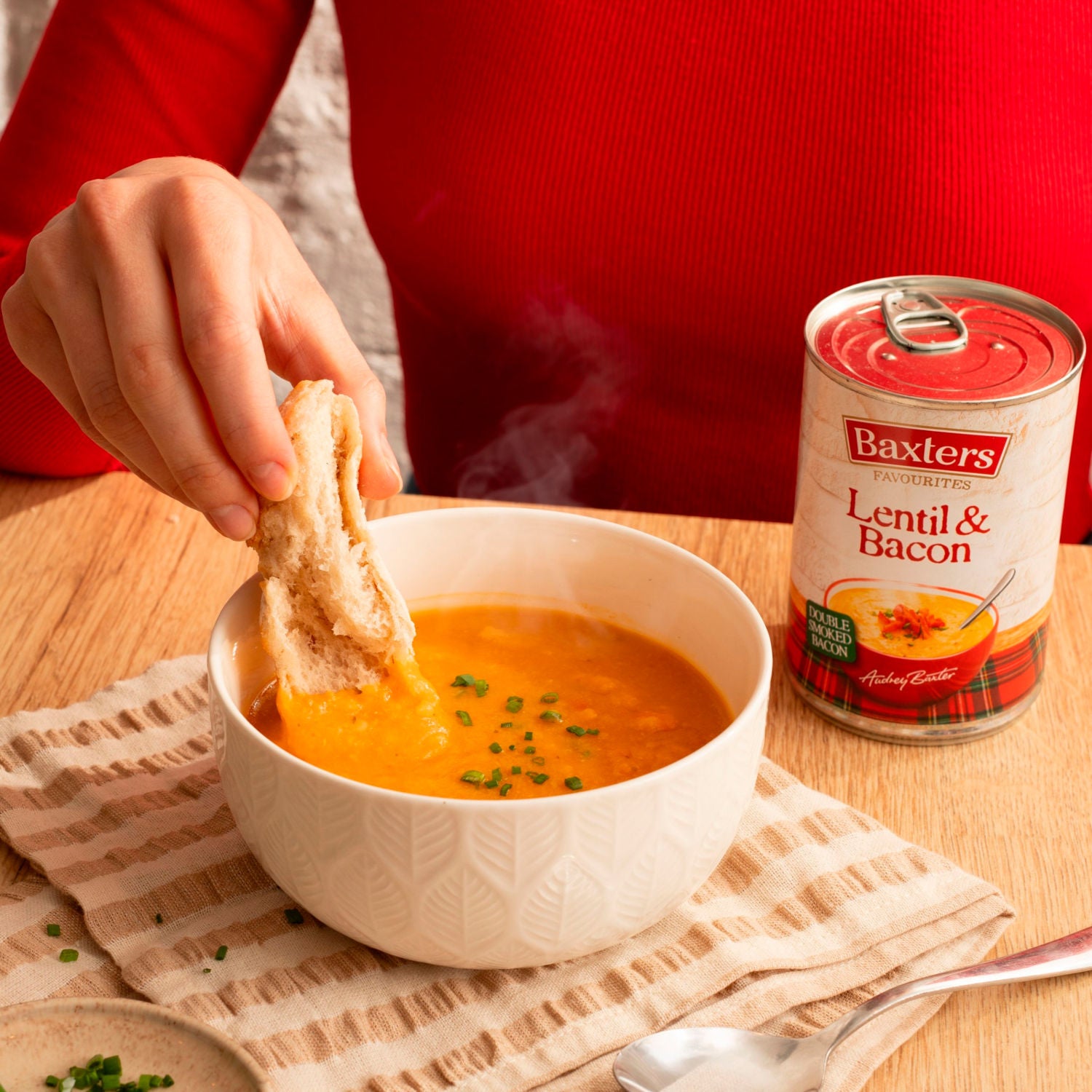 Baxters lentil and bacon soup 400g, UK version