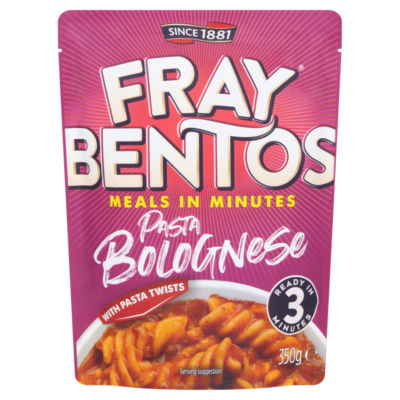 Fray Bentos pasta bolognese meal 350g, UK version