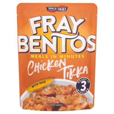 Fray Bentos chicken tikka with rice 350g - British product