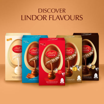 Lindt Lindor chocolate egg with assorted truffles 260g (British brand)