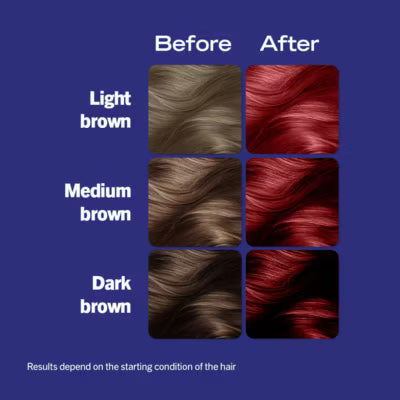 Schwarzkopf Passion Red permanent hair dye (British brand)