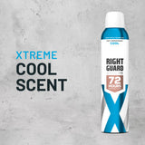 Right Guard Xtreme Women deodorant spray 150ml, imported from the UK