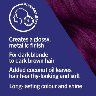 Schwarzkopf Amethyst Chrome U69 permanent hair dye (British brand)