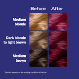 Schwarzkopf Urban Metallics Ruby Glaze permanent hair dye, imported from the UK