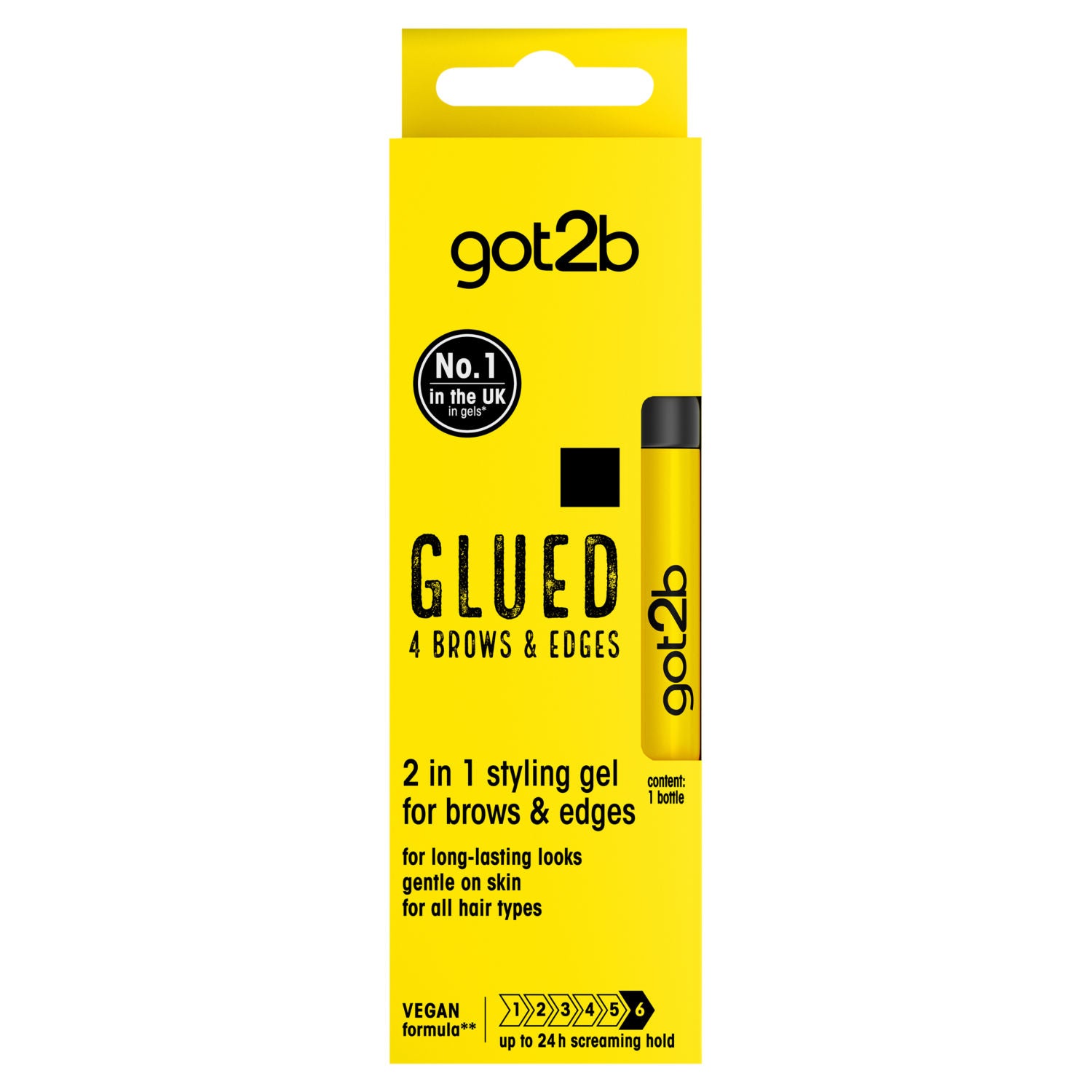 got2b Glued brow and edge styling gel 16ml, UK version