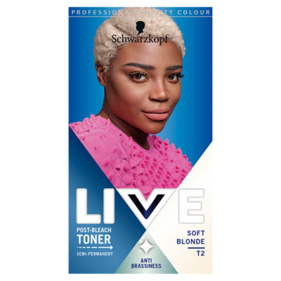 Schwarzkopf Post-Bleach Toner Soft Blonde T2, imported from the UK