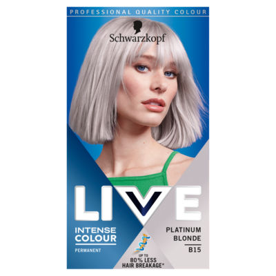 Schwarzkopf platinum blonde permanent hair dye (British brand)