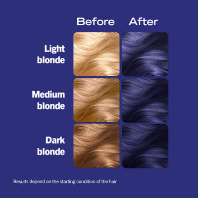 Schwarzkopf LIVE Intense Colour Blue Berry hair dye (British brand)