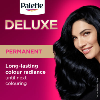 Palette Deluxe blue black permanent hair dye - British product