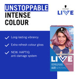 Schwarzkopf LIVE Mauve Kiss permanent hair dye, UK version