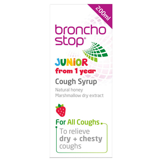 Bronchostop Cough Syrup Junior from 1 Year GOODS ASDA   