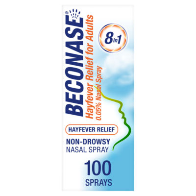 Beconase Hayfever Relief Nasal Spray 100 Sprays - British product