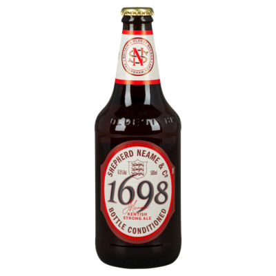 Shepherd Neame 1698 bottled conditioned strong ale 500ml (British brand)