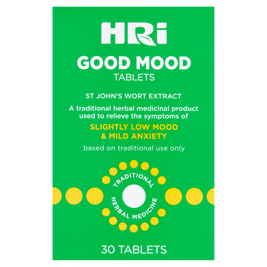 HRI Good Mood Tablets St John's Wort Extract GOODS ASDA   