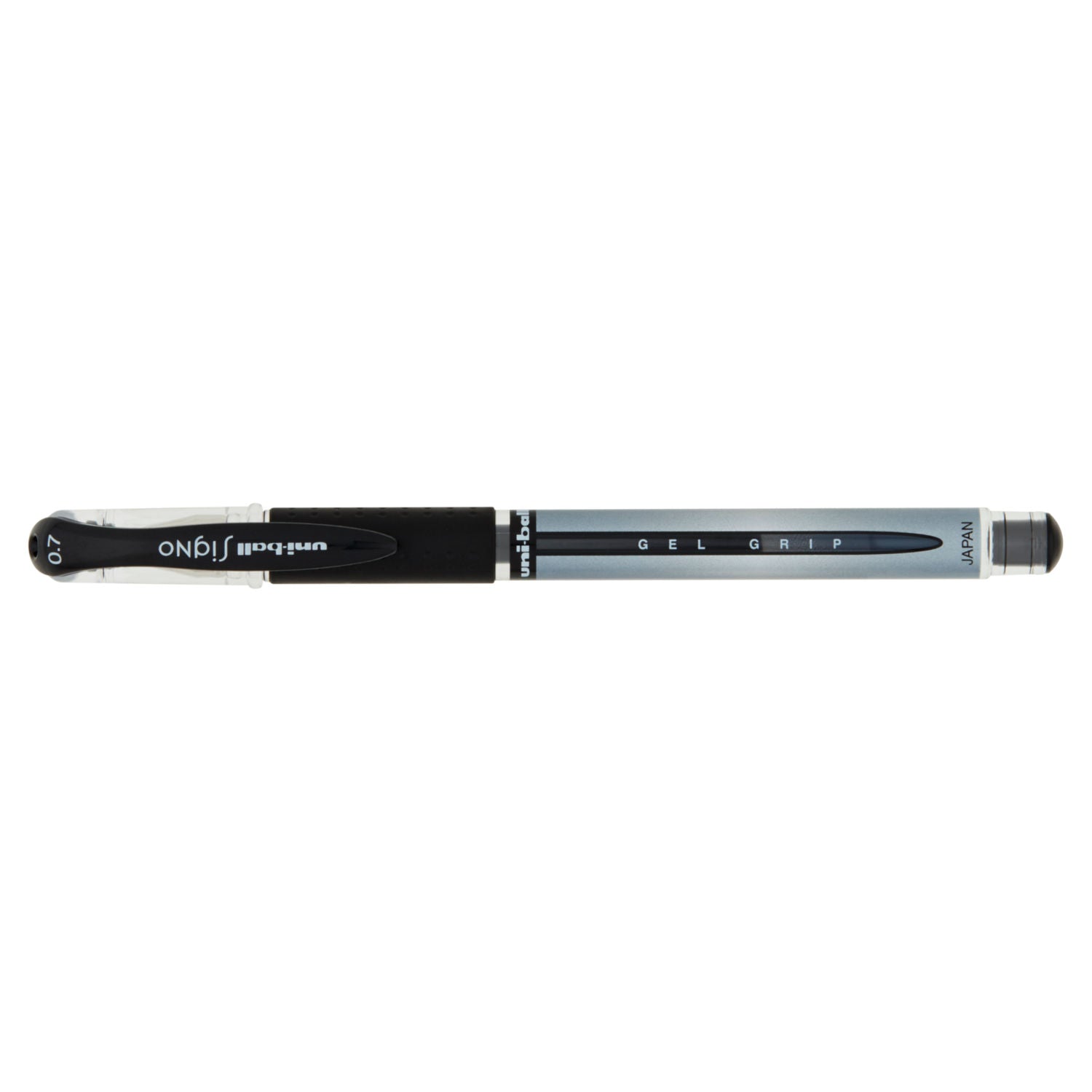 uni-ball gel rollerball pen black 0.7mm 3-pack (British brand)
