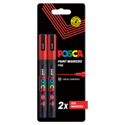 Posca fine paint markers PC-3M 0.9-1.3mm, imported from the UK