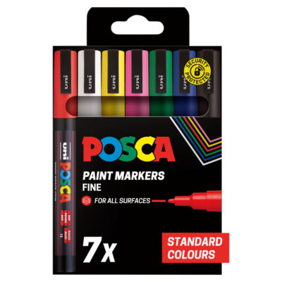 Posca paint marker fine tip 0.9-1.3mm, imported from the UK