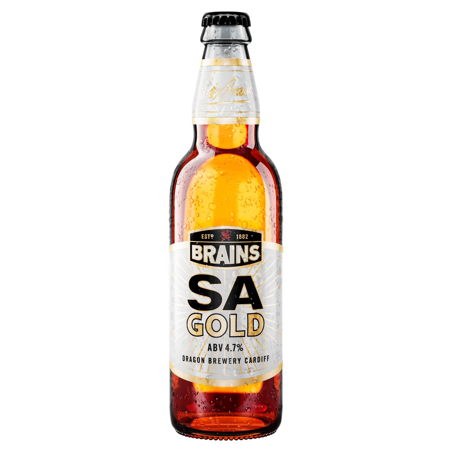 Brains SA Gold ale 500ml, UK version