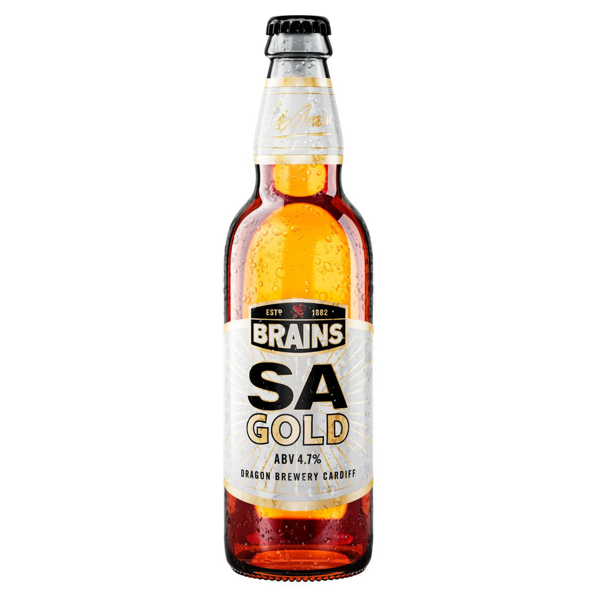 Brains SA Gold ale 500ml, UK version