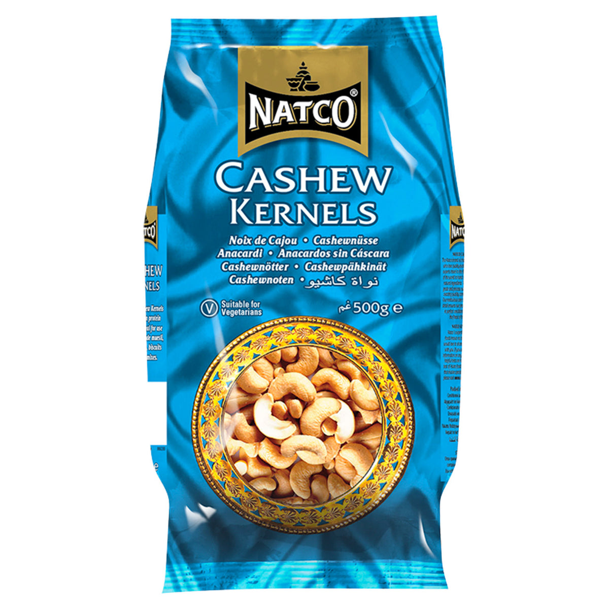 Natco Cashew Kernels 500g, UK version