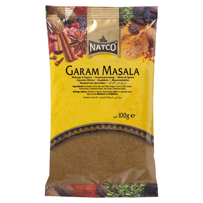 Natco Garam Masala spice blend 100g, UK version