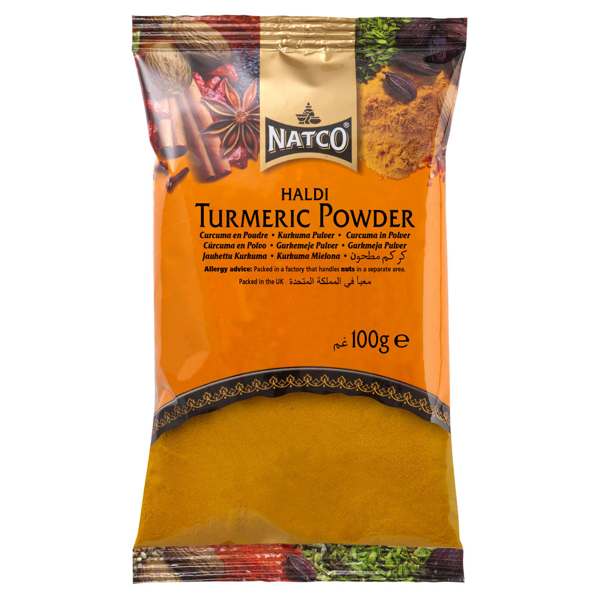 Natco Turmeric Powder 100g - British product