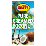 KTC Pure Creamed Coconut 200g block container UK version