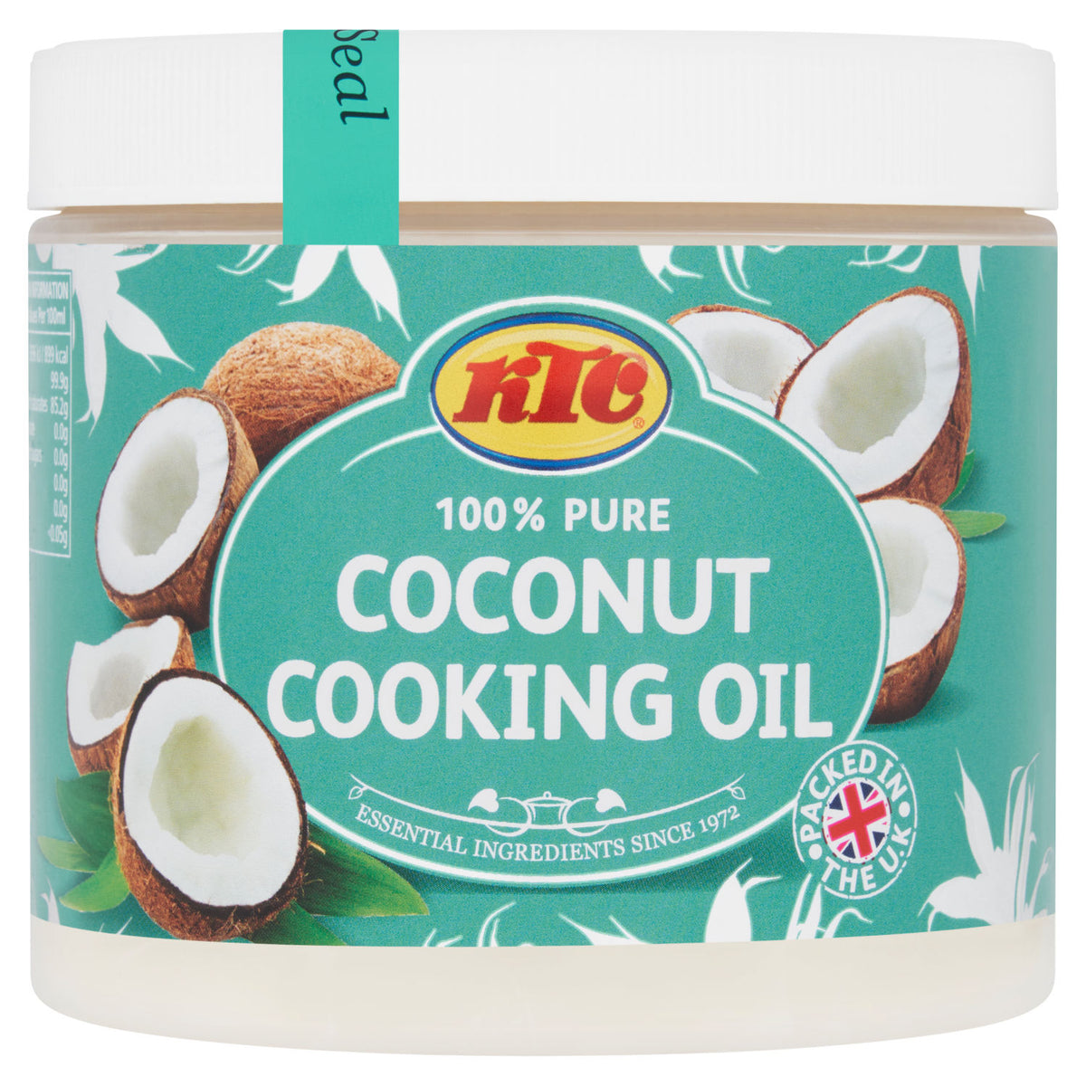 KTC 100% Pure Coconut Cooking Oil 650ml (British brand)
