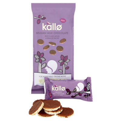 Kallo Belgische Milchschokolade Reiskuchen-Minis