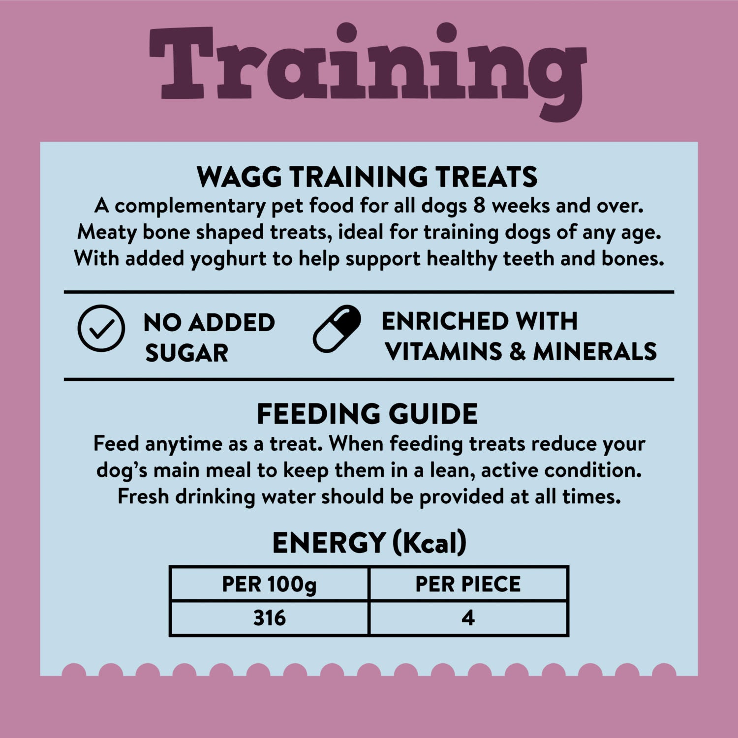 Wagg Chicken & Beef Dog Training Treats 125g (British brand)