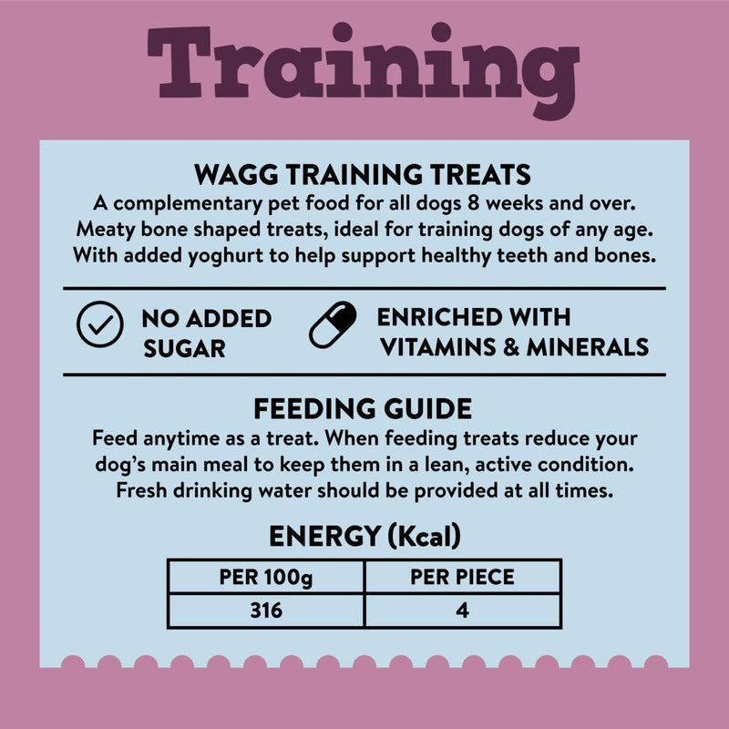 Wagg Chicken & Beef Dog Training Treats 125g (British brand)