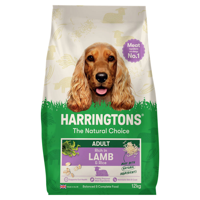 Harringtons dry dog food Lamb & Rice 12kg, UK version