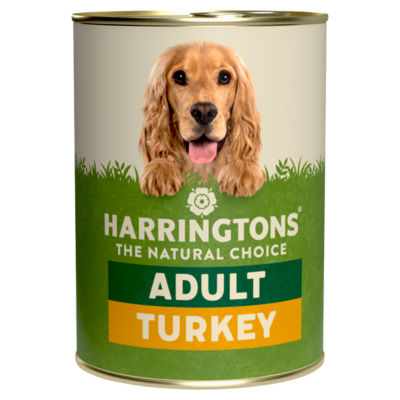 Harringtons wet dog food turkey with vegetables 400g, imported from the UK