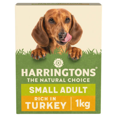 Harringtons Turkey & Rice Small Adult Dry Dog Food 1kg, UK version