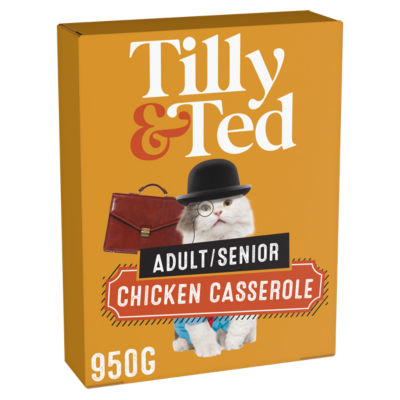 ASDA Tilly & Ted Adult Dry Cat Food Chicken Casserole 950g- Buy online at McGrocer