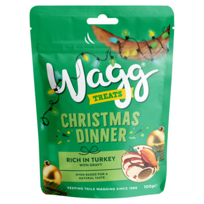 Wagg dog treats Christmas Dinner 100g - British product