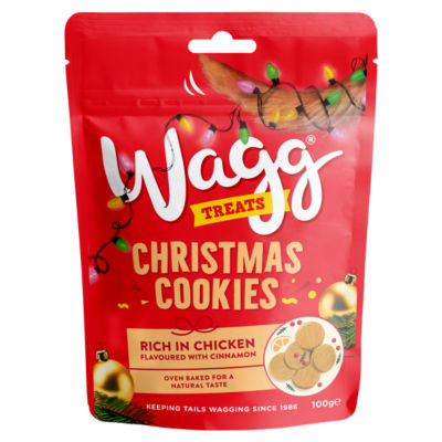 Wagg Christmas cookies for dogs 100g, imported from the UK
