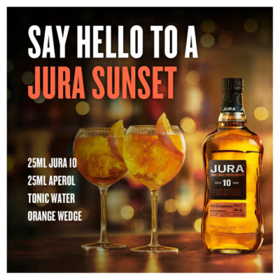 Jura Aged 10 Years Single Malt Scotch Whisky 70cl, UK version