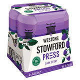 Westons cider Dark Berry 4x440ml, imported from the UK
