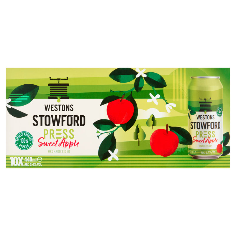 Westons Sweet Apple Cider 10x440ml - British product